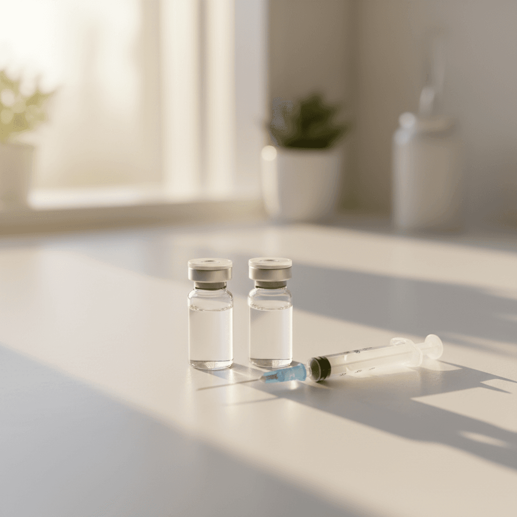 Photograph illustrating aod-9604 dosage calculator & fat-loss dosing guide