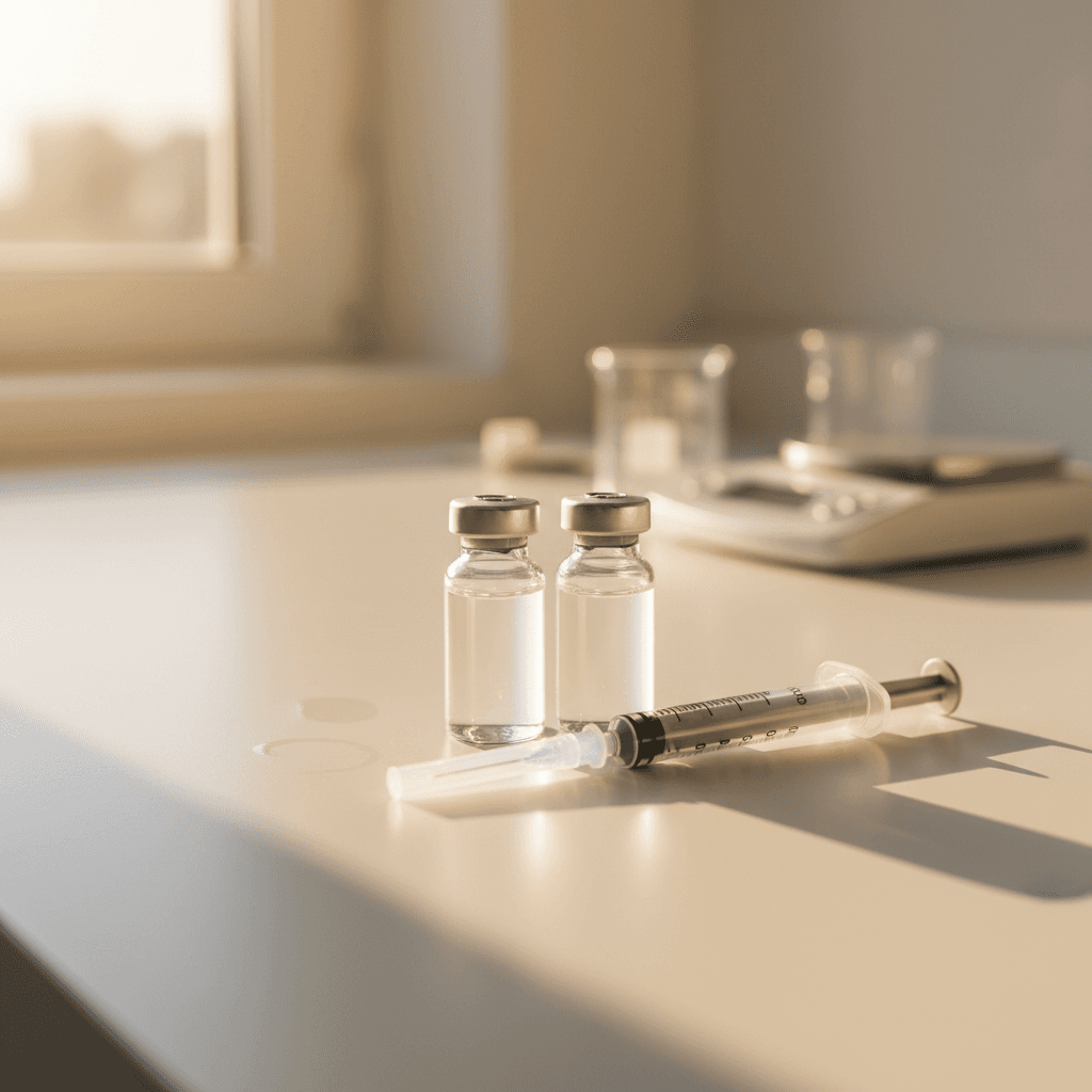 Photograph illustrating dsip peptide research: dosing protocols and preparation insights