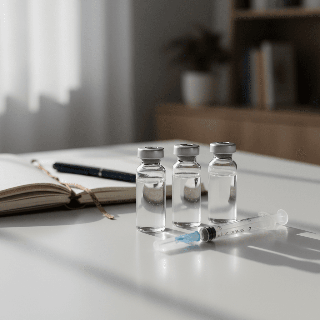 Photograph illustrating selank vs semax research comparison: dosing, stacking, and nootropic protocols