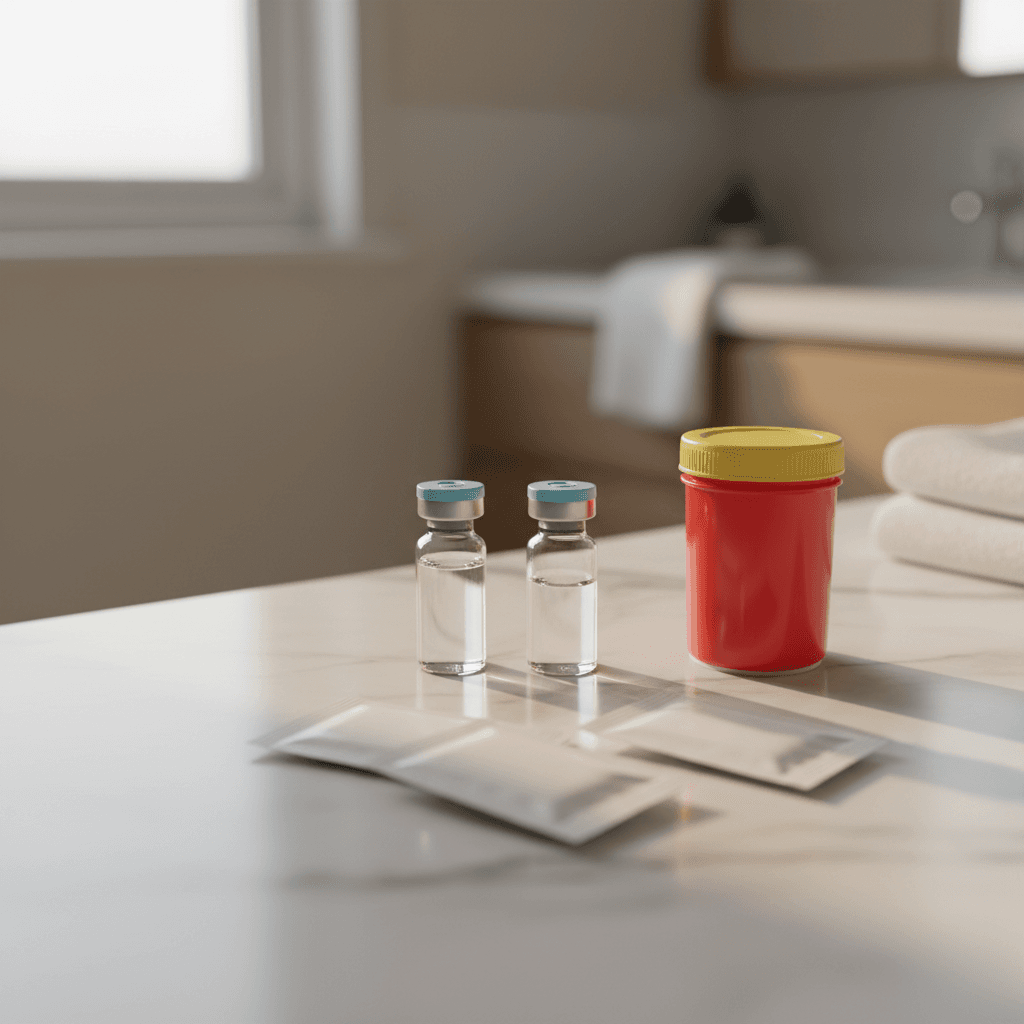 Photograph illustrating pt-141 (bremelanotide) dosing: protocols & safety
